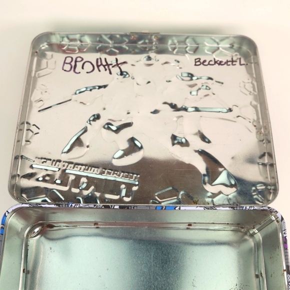 NICKELODEON Teenage Mutant Ninja Turtles 90s EUC Metal Lunchbox - Picture 8 of 16